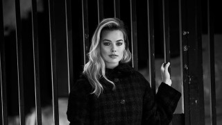 Woman black coat fence smoking - noir free wallpaper