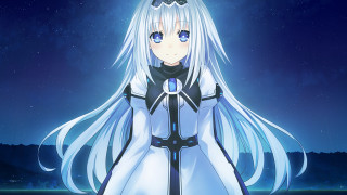 Alice prin white haired blue - a black collar free wallpaper