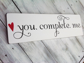 You complete me wooden wall - me free wallpaper