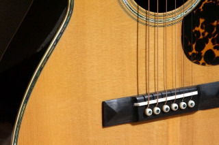 Guitar closeup black fret brown - folk art free wallpaper