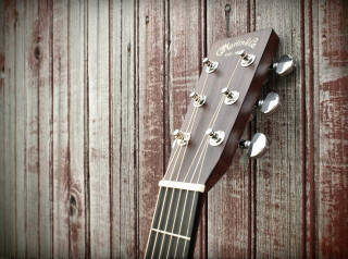 Guitar hanging wooden wall picker - a guitar free wallpaper