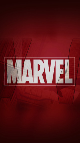 Red background marvel logo white - bill sienkiewicz free wallpaper