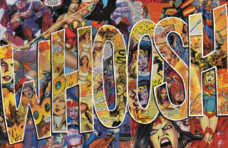 Comic collage characters wall motuggle - out free wallpaper