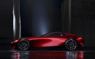 Red sports car dark room 82 - a spotlight free wallpaper