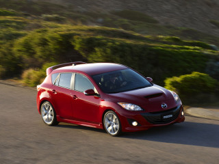 Red car driving road green - andrew bell free wallpaper