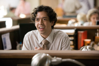 Man tie sitting table restaurant - anthony angarola free wallpaper