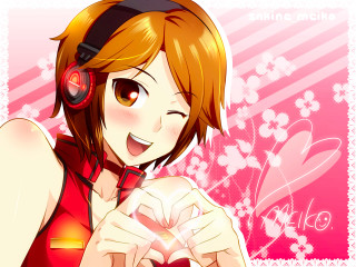 Girl headphones heart pink background - headphone free wallpaper