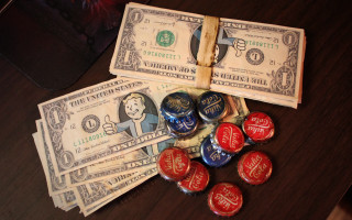 Money candy table pile wrappers - a pile of money free wallpaper