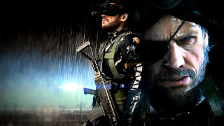 Man gun beard black suit 2 - metal gear free wallpaper
