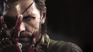 Man bow bloody face knife - metal gear free wallpaper