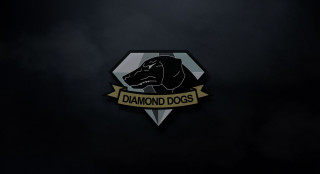 Black gold diamond dog logo - daarken free wallpaper