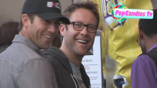 Two men smiling candy shop - eric dinyer free wallpaper