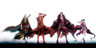 Anime characters group white background 33 - eiichiro oda free wallpaper