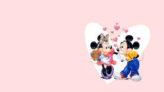Mickey minnie mouse wallpaper hearts 2 - heart free wallpaper for desktop