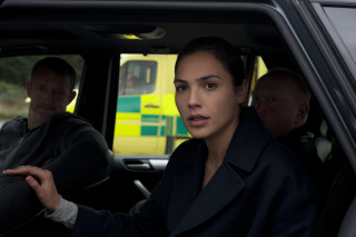 Woman sitting car man yellow - private press free wallpaper