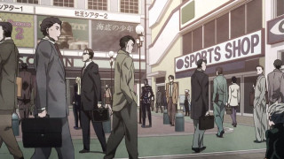 People walking street storefront man - a man in a suit and tie free wallpaper