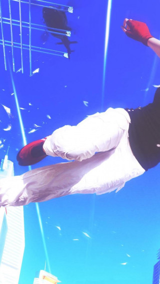 Skateboarder airborne trick hands feet - his foot free wallpaper for mobile