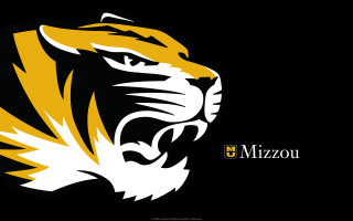 Tiger head mizzou black background - mosaic free wallpaper for desktop