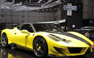 Yellow sports car carshow redcarpet - a red carpet free wallpaper