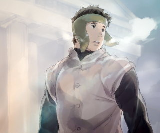 Man white shirt black pants - akihiko yoshida free wallpaper