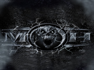 Skull logo lightning bolts black - photo of a logo free wallpaper