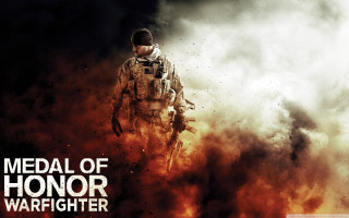 Soldier walking fire filled sky - sky free wallpaper