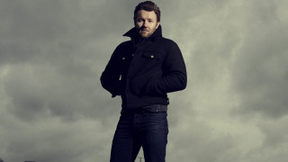 Man standing cloudy sky hands - cloudy free wallpaper