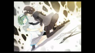 Anime couple cowprint background scissors - an anime drawing free wallpaper