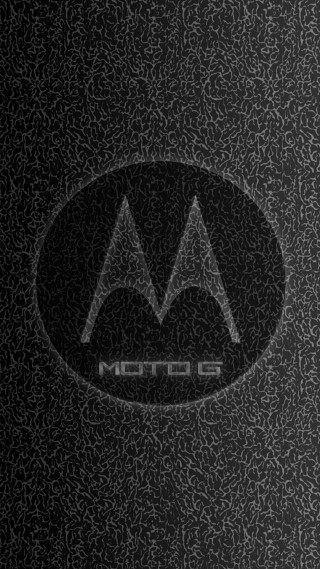 Motorola logo black background circle - android free wallpaper for mobile
