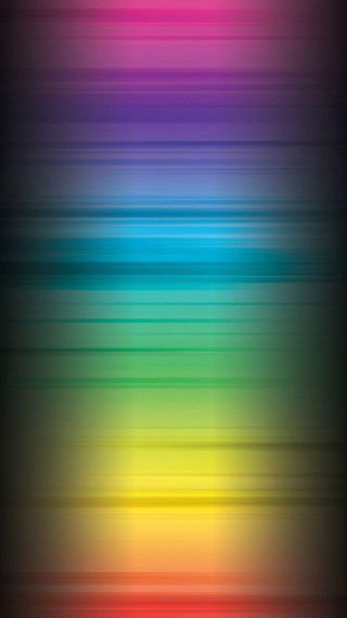 Blurry rainbow background black white 3 - chromatic aberration free wallpaper for mobile