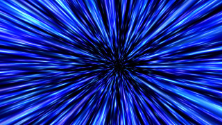 Blue starburst black white eve - sci fi free wallpaper