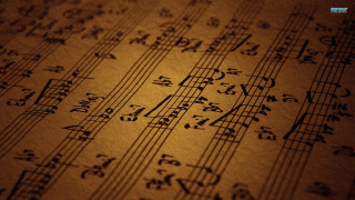 Sheet of music musical notes 2 - musical note free wallpaper