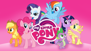 Little ponies pink background my - little pony free wallpaper