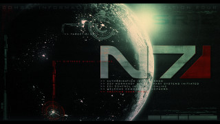 Space station objects large text - mass effect free wallpaper