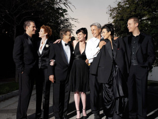 Formal group tuxedos people standing - dean roger free wallpaper