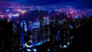 City night lights buildings background 13 - arthur pan free wallpaper