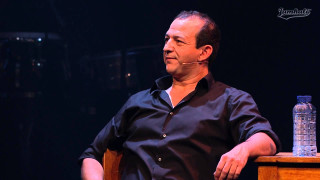 Man sitting table water bottle - a man sitting free wallpaper