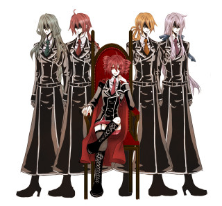 Anime characters red chair white - a red chair free wallpaper for tablet