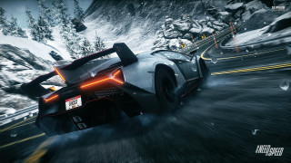 Car driving snowy road speed - a game free wallpaper