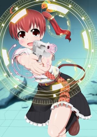 Girl gun circle neck image - a gun free wallpaper for mobile