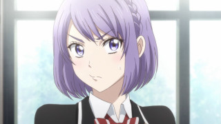 Girl purple hair tie window - aguri uchida free wallpaper