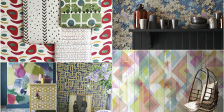 Collage wallpapers chair fireplace shelf - annabel kidston free wallpaper for desktop