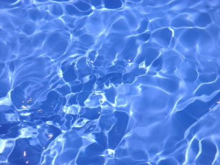 Pool blue water rocks bottom - bottom free wallpaper