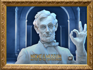 Lincoln statue night museum gold - altichiero free wallpaper
