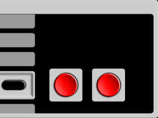 Red button black silver screen - eden box free wallpaper for desktop