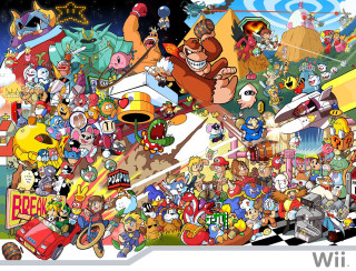 Cartoon characters game scene crowd 2 - 2 d game art free wallpaper for desktop