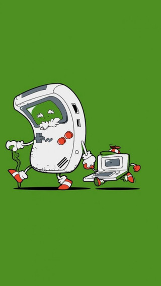 Cartoon character running tv broken - game art free wallpaper for mobile