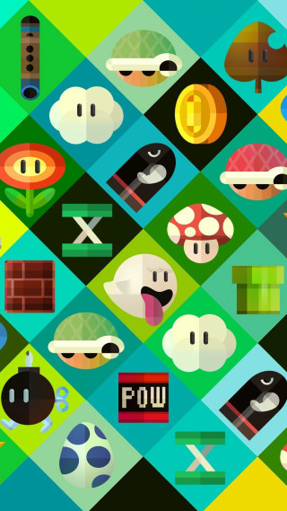 Colorful checkered background variety of - game art free wallpaper for mobile