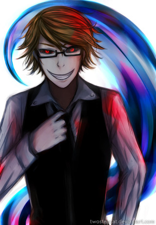 Cedric seaut yandere mannerism red - glass and a tie free wallpaper