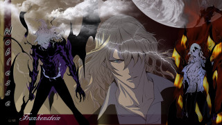 Anime characters full moon clouds - a full moon free wallpaper for desktop